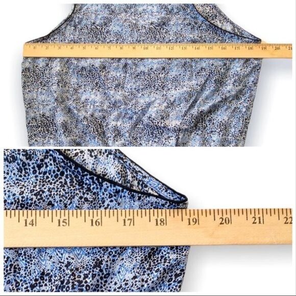 Poupette St. Barth Hana Mini Dress, Size M, Blue print, NWT - Picture 13 of 15